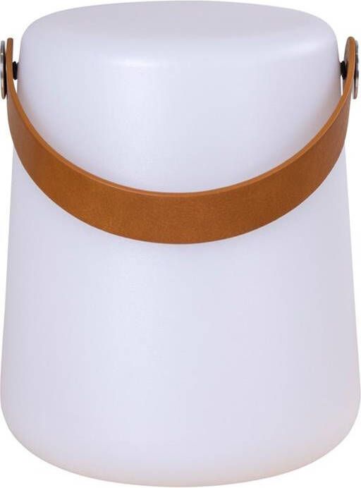 Hioshop Bristol lamp LED oplaadbaar wit.