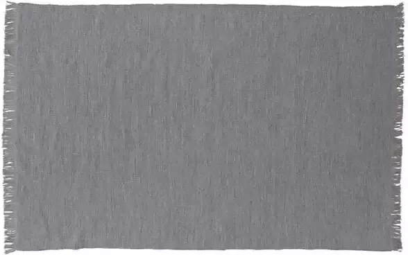Hioshop Cyrus vloerkleed 300x200 cm wol grijs.
