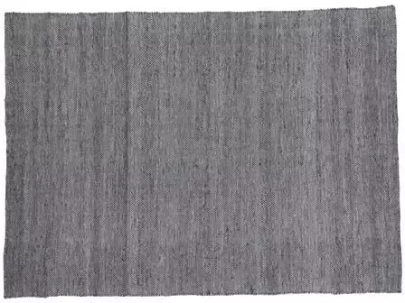 Hioshop Devi vloerkleed 300x200 cm polyester grijs.