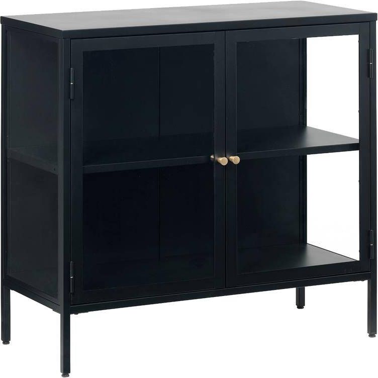 Giga Living Dressoir Metaal Zwart 90cm 2-Deurs Soft Closing Kast Carmel - Foto 4