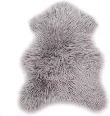 Hioshop Katy lamsvel geïmiteerd6 590x60cm grijs. - Foto 2