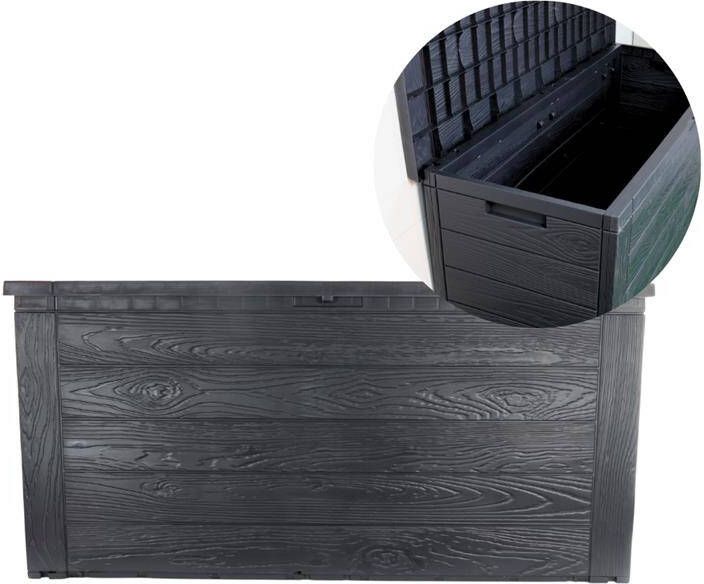 HIXA Kussenbox Opbergbox Tuin Tuinkussenbox Met deksel Waterdicht 3...