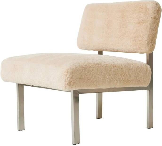HKliving Furry Fauteuil Champagne
