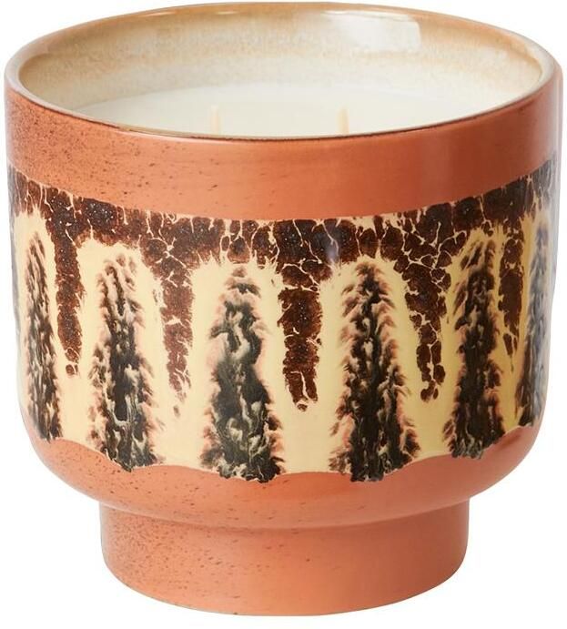 HKLIVING 70&apos;s Ceramics Geurkaars Kyoto