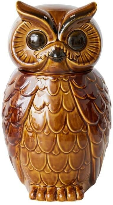 HKliving Ceramic Voorraadpot Owl