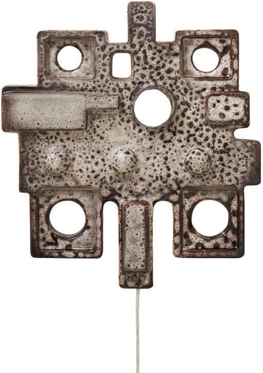 HKliving Ceramic Wandlamp Relief