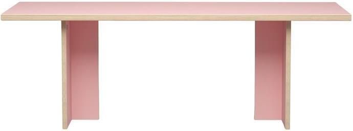 HKliving Dining Table Eettafel 220 x 90 cm Pink - Foto 4