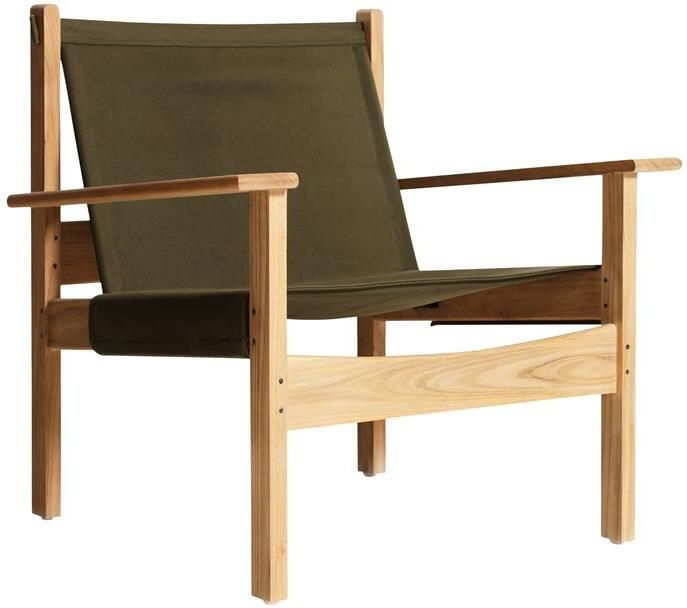 HKLIVING Explorer Lounger Army Green - Foto 4