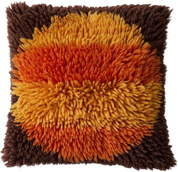 HKLIVING Fluffy Sierkussen 55 x 55 cm Horizon