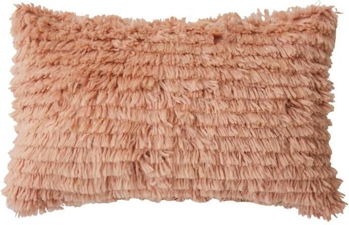 HKLIVING Fluffy Sierkussen 60 x 40 cm Blush