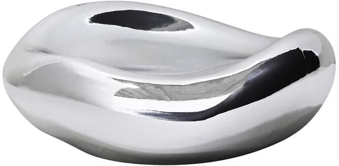 HKLIVING Gleam Glass Schaaltje Chrome