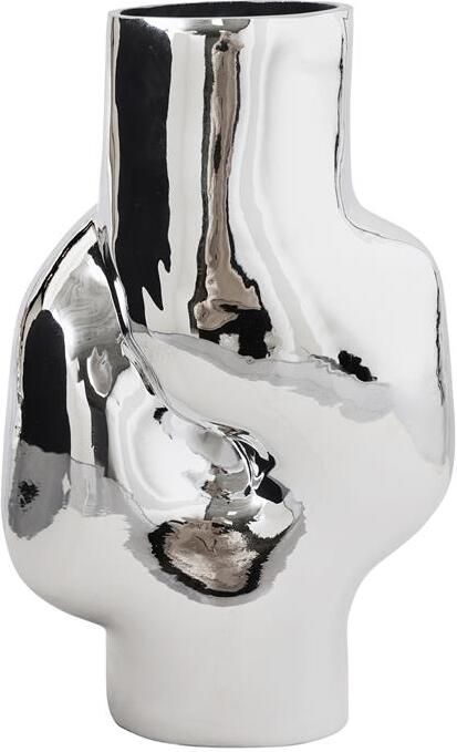 HKLIVING Gleam Glass Vaas High Chrome