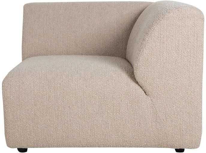 HKLIVING Jax Bank Element Eindstuk Rechts Bouclé Taupe - Foto 4