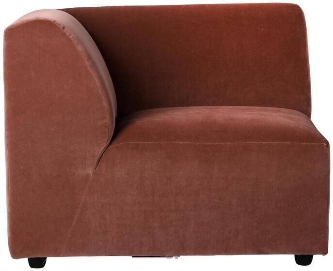 HKLIVING Jax Bank Element Hoekstuk Links Royal Velvet Magnolia - Foto 3