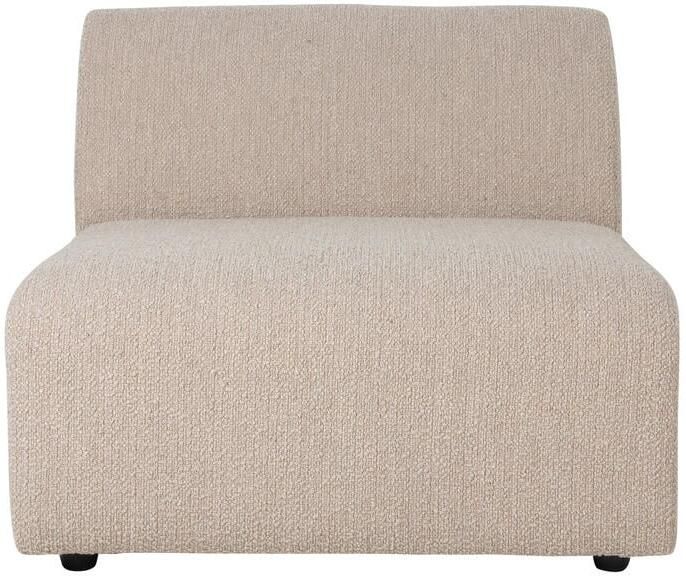 HKLIVING Jax Bank Element Middenstuk Bouclé Taupe - Foto 4