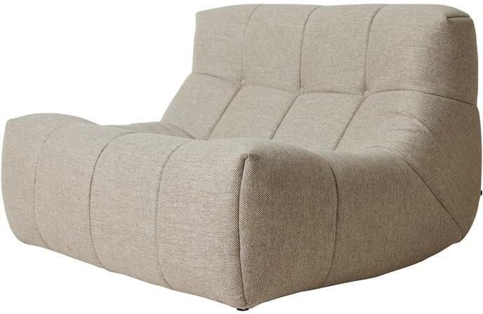 HKliving Lazy Lounge Tuinstoel Naturel