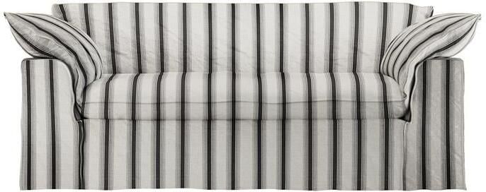 HKLIVING Nomad 2-zitsbank Rocco Chalkstripe