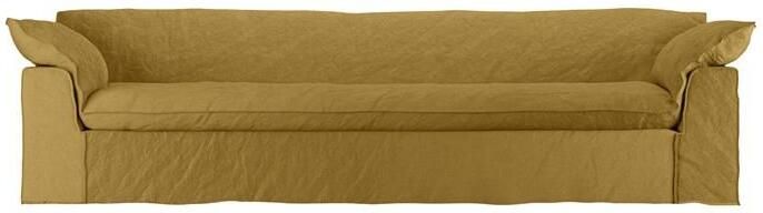 HKLIVING Nomad 5-zitsbank Linnen Burnt Ochre