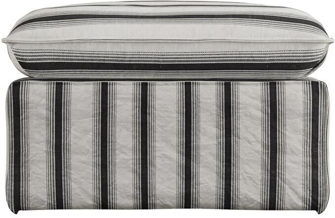 HKLIVING Nomad Hocker Rocco Chalkstripe