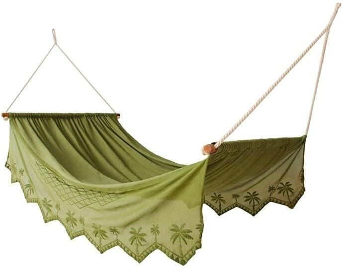 HKLIVING Palms Hangmat Olijf