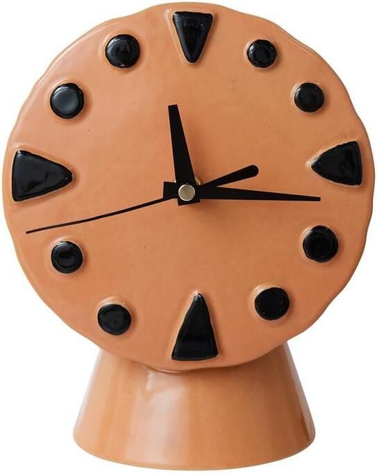 HKLIVING Retro Ceramics Tafelklok Peach