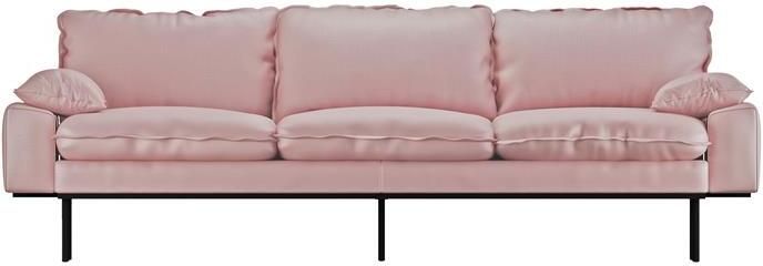 HKLIVING Retro Sofa 4-zitsbank Wise Blossom