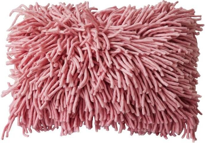 HKLIVING Rugged Woolen Sierkussen 60 x 40 cm Pink