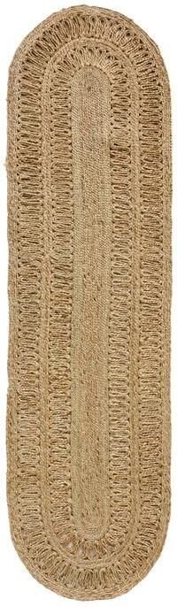 HKLIVING Soleil Jute Runner 80 x 300 cm Oval