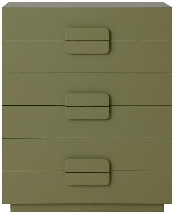 HKLIVING Spacious Ladekast 6 Lades Army Green - Foto 4