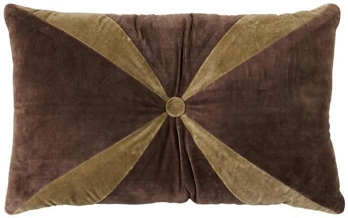 HKLIVING Velvet Sierkussen 30 x 50 cm Brown