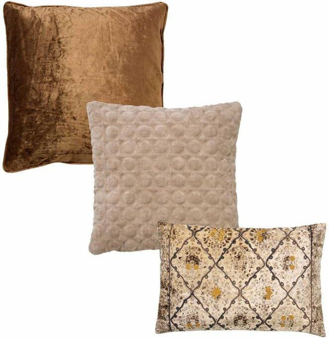 Hoii Set van 3 sierkussens Pumice Stone