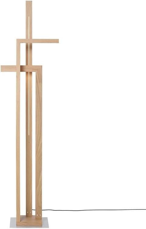 Hollands Licht Reflex vloerlamp LED naturel eiken