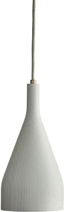 Hollands Licht Timber hanglamp small Ø6.8 messing wit essen