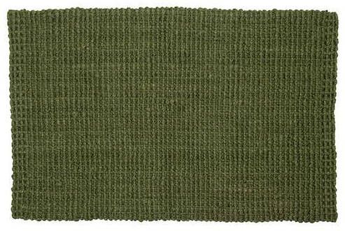 Home Delight Deurmat Jute donker groen