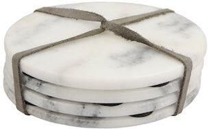 Home Delight Onderzetter rond 4 wit