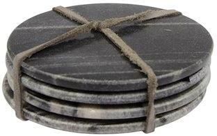 Home Delight Onderzetter rond 4 zwart