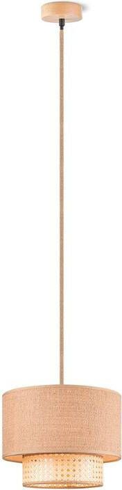 Home Sweet Home Hanglamp Cane Weave hout 30x30x129cm