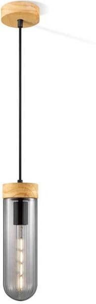 Home Sweet Home Hanglamp Capri rook glas 10x10x138cm