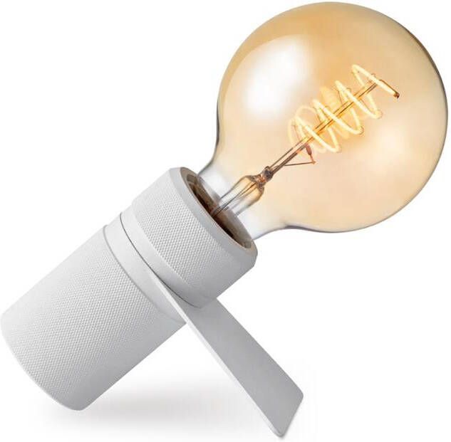 Home Sweet Home Tafellamp Matrix Wit 11|10.2|5.3cm Bedlampje