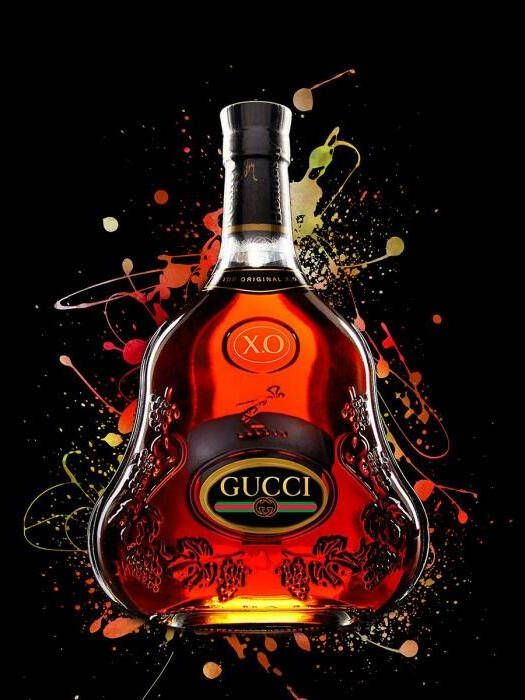 Homestylingshop Glasschilderij Gucci wanddecoratie Gucci 80cm