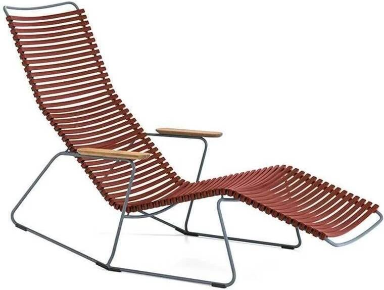 Houe Click Sunrocker ligstoel paprika