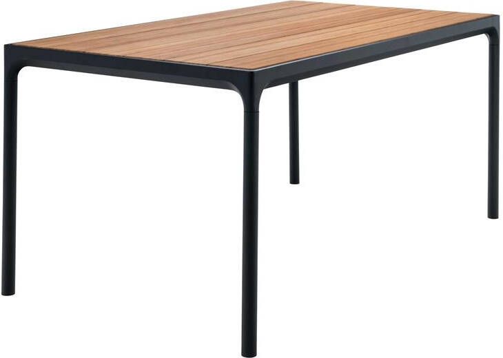 Houe Four Outdoor tafel 90 x 160 cm Aluminium zwart - Foto 2