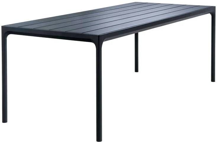 Houe Four Outdoor tafel 90 x 210 cm compleet aluminium zwart - Foto 2