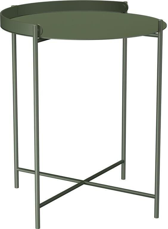 Houe Edge bijzettafel Ø46 Olive green
