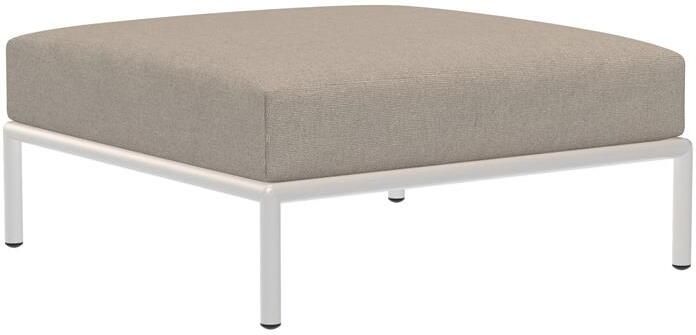 Houe Level2 Ottoman voetenbank white frame Ash