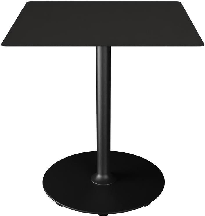 Houe Pico tuintafel 70x70 Black rond onderstel