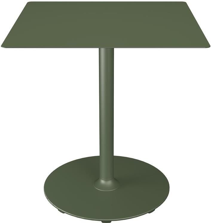 Houe Pico tuintafel 70x70 Olive green rond onderstel