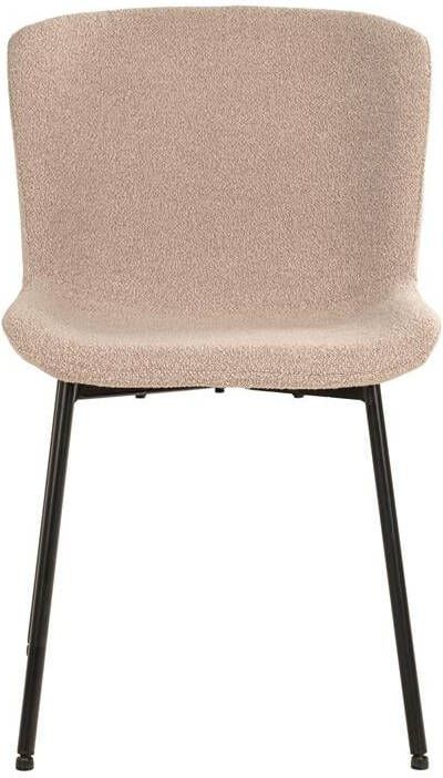House Nordic Eetkamerstoel Maceda Bouclé Beige Set van 2 - Foto 2