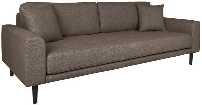 House Nordic 3-Zits Bank Bruin 210x93x76cm Lido