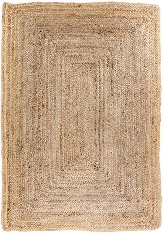 Bombay Jute Rug Braided Rug Rustic Carpet Natural Style 60x90 cm - Foto 3